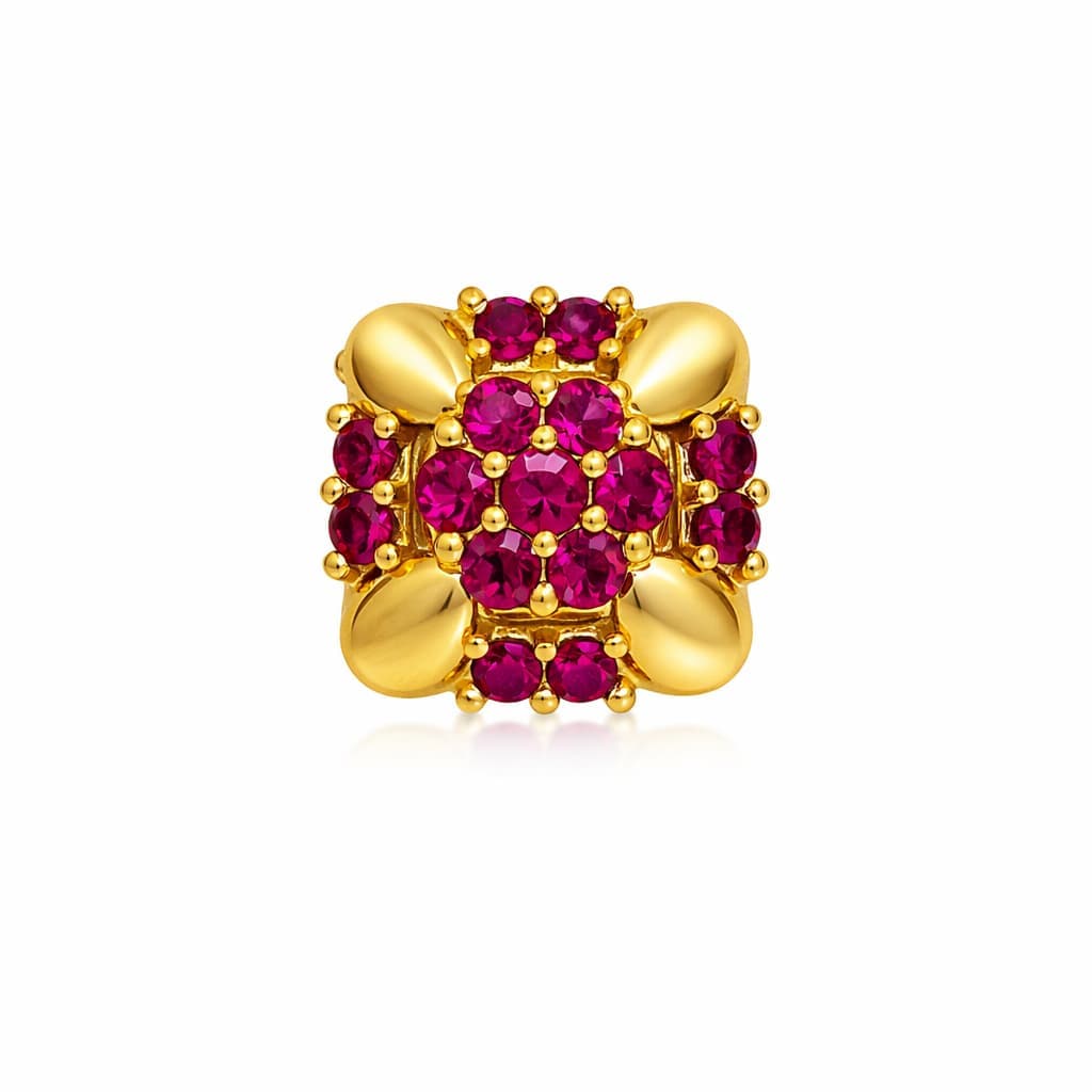 Royal Nose Pin- NPR01 — red