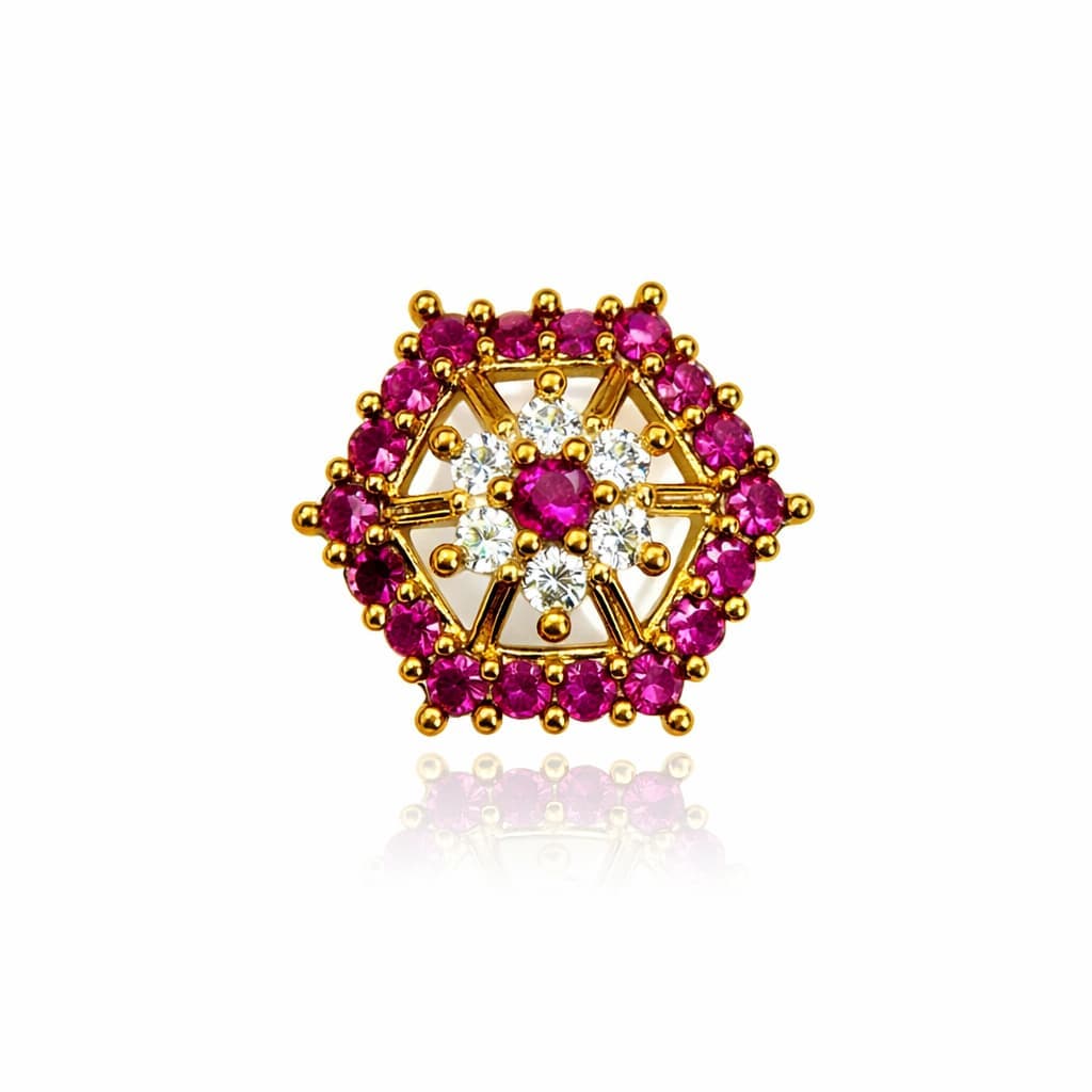 Royal Nose Pin- NPR02 — multiColor