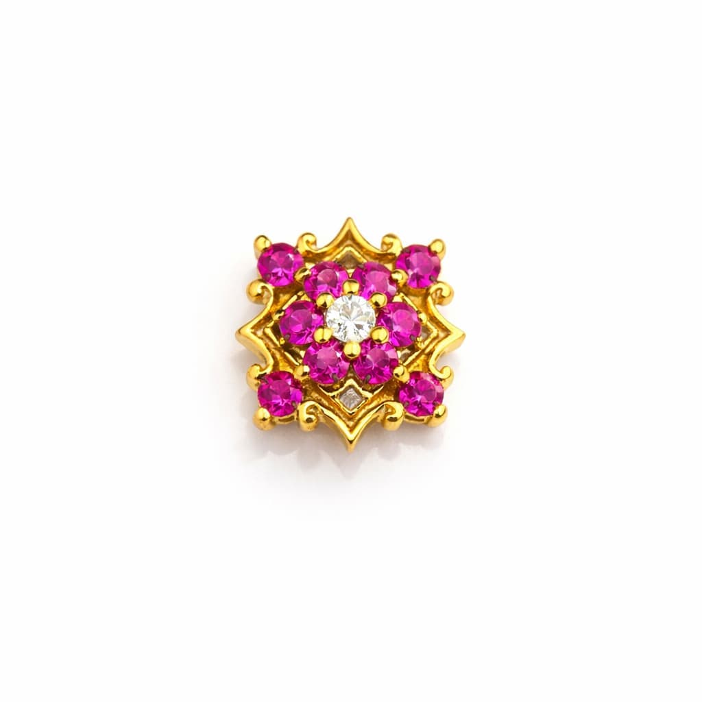 Royal Nose Pin - NPR03 — multiColor