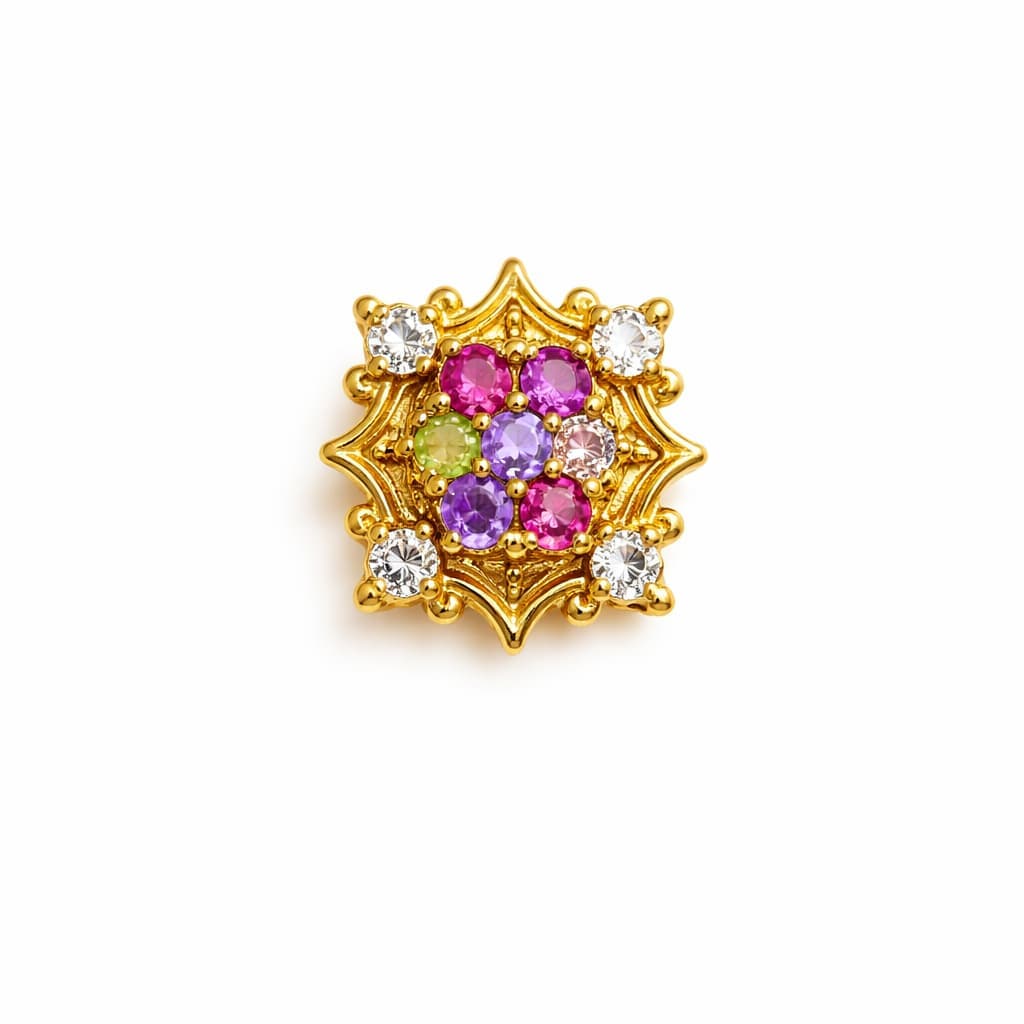 Royal Nose Pin - NPR03 — multiColor