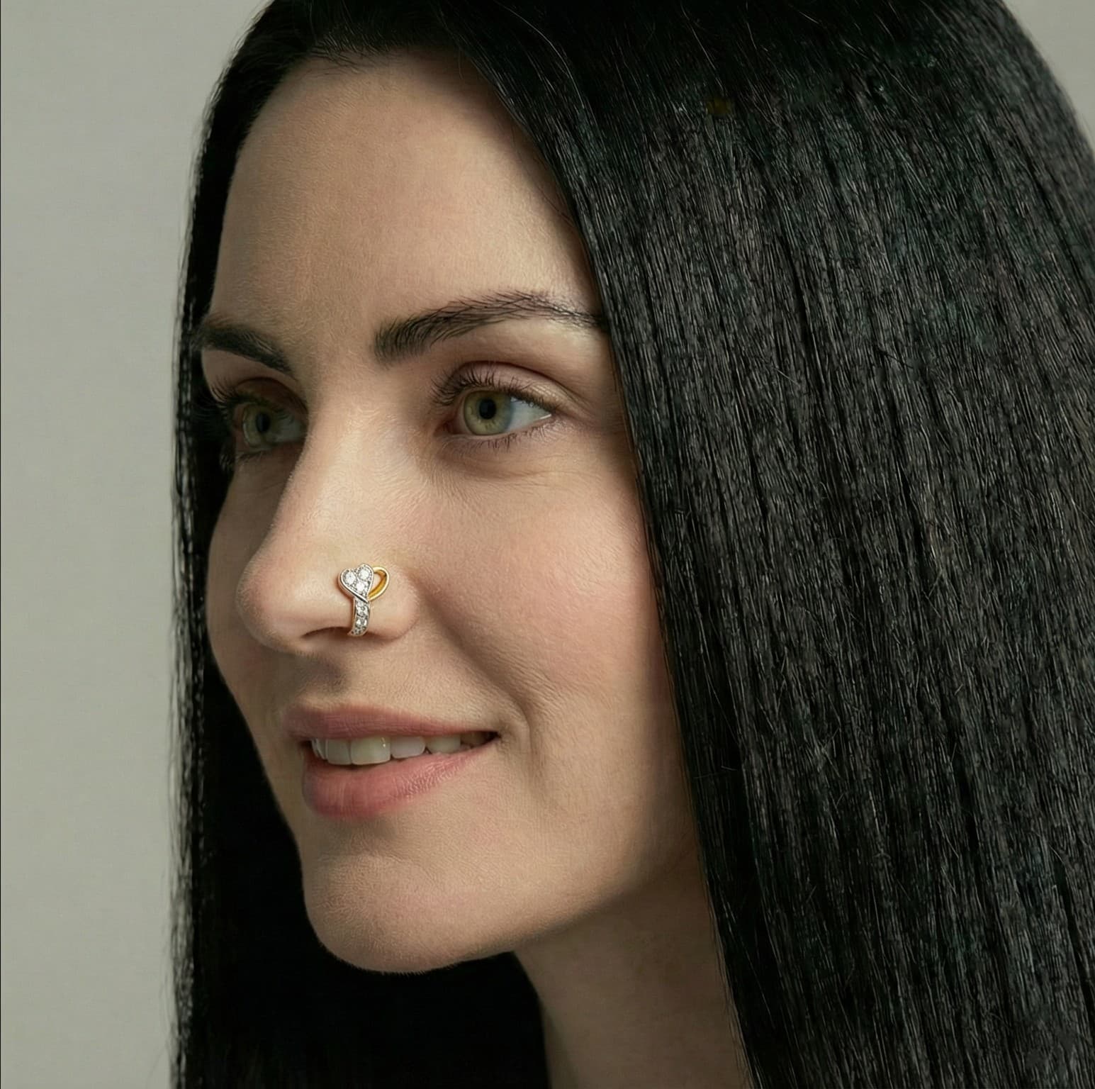  Aurum Nose Ring - NRAM47 — view 3