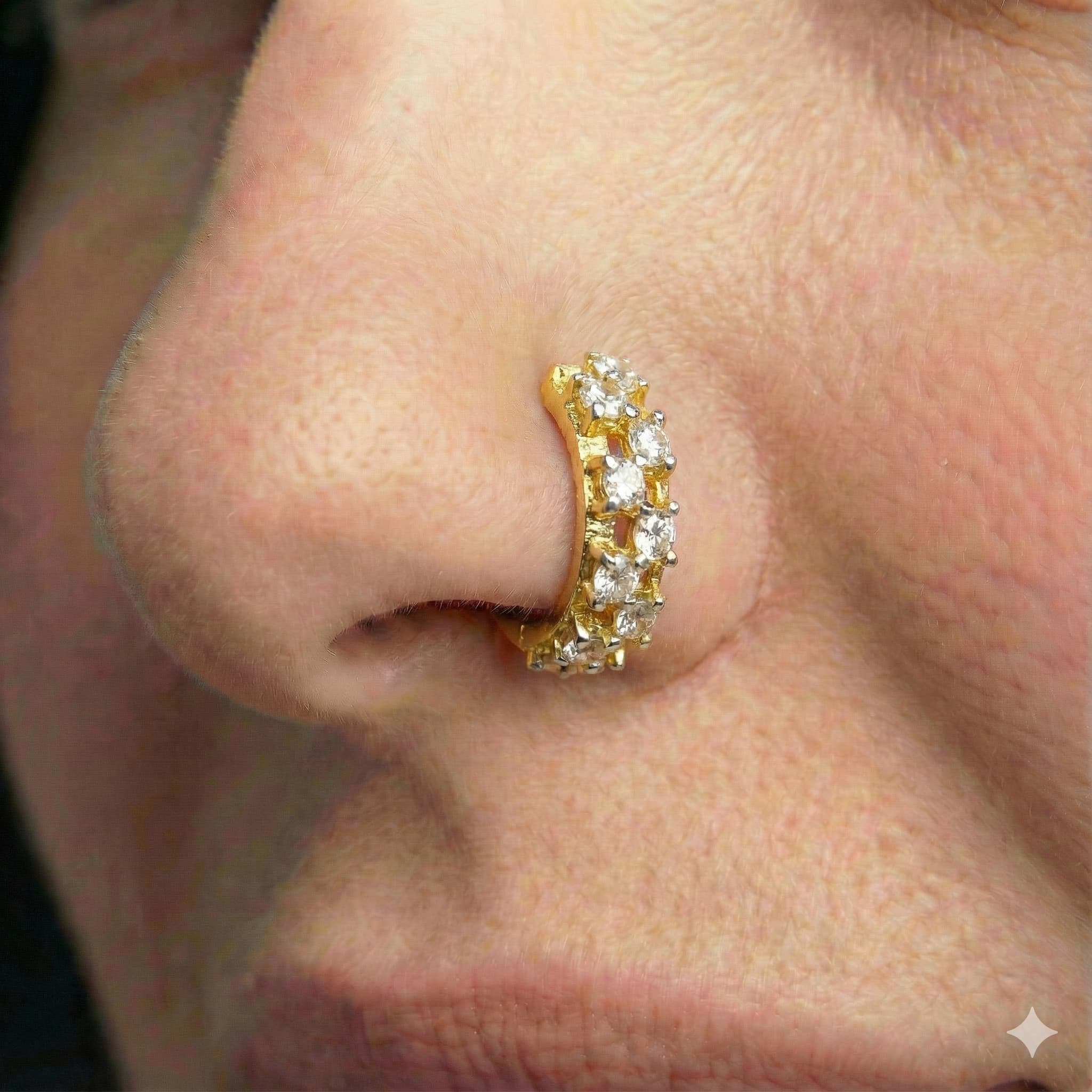 Aurum Nose Ring - NRAM42 — view 3