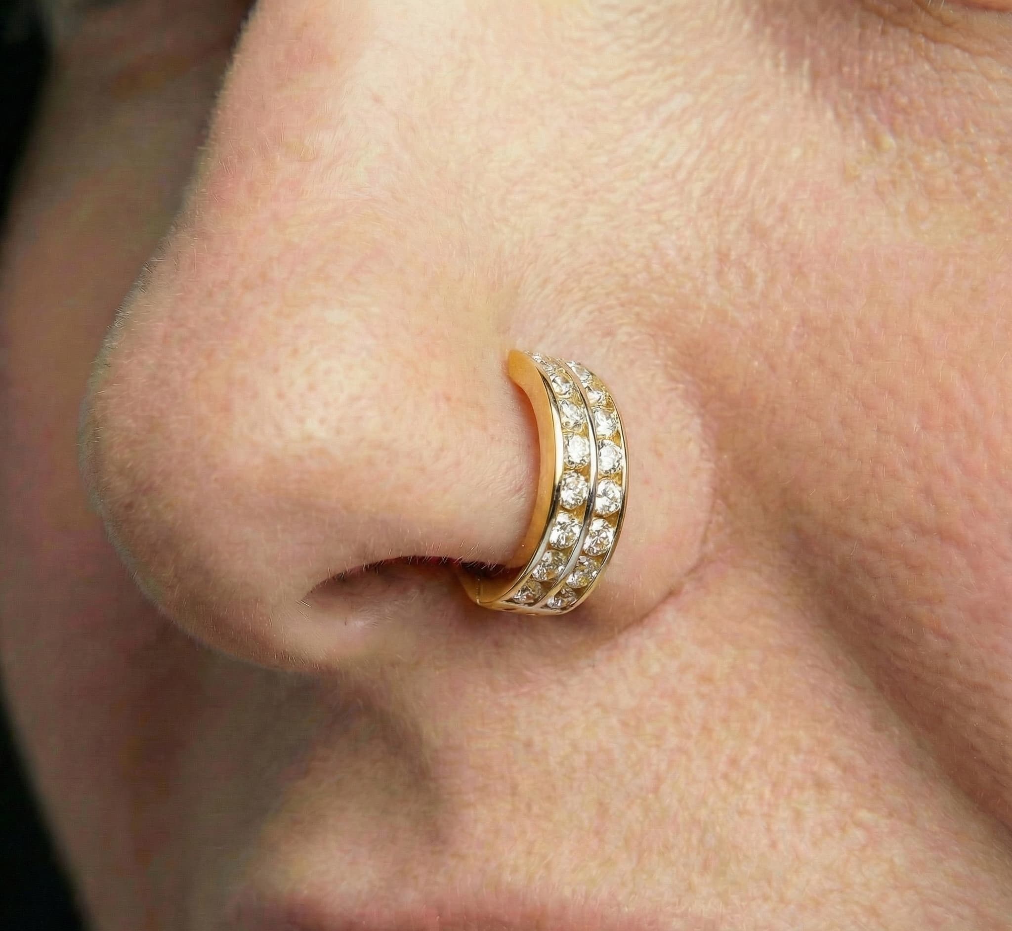 Mazin Nose Ring - NRM14S19 — view 2