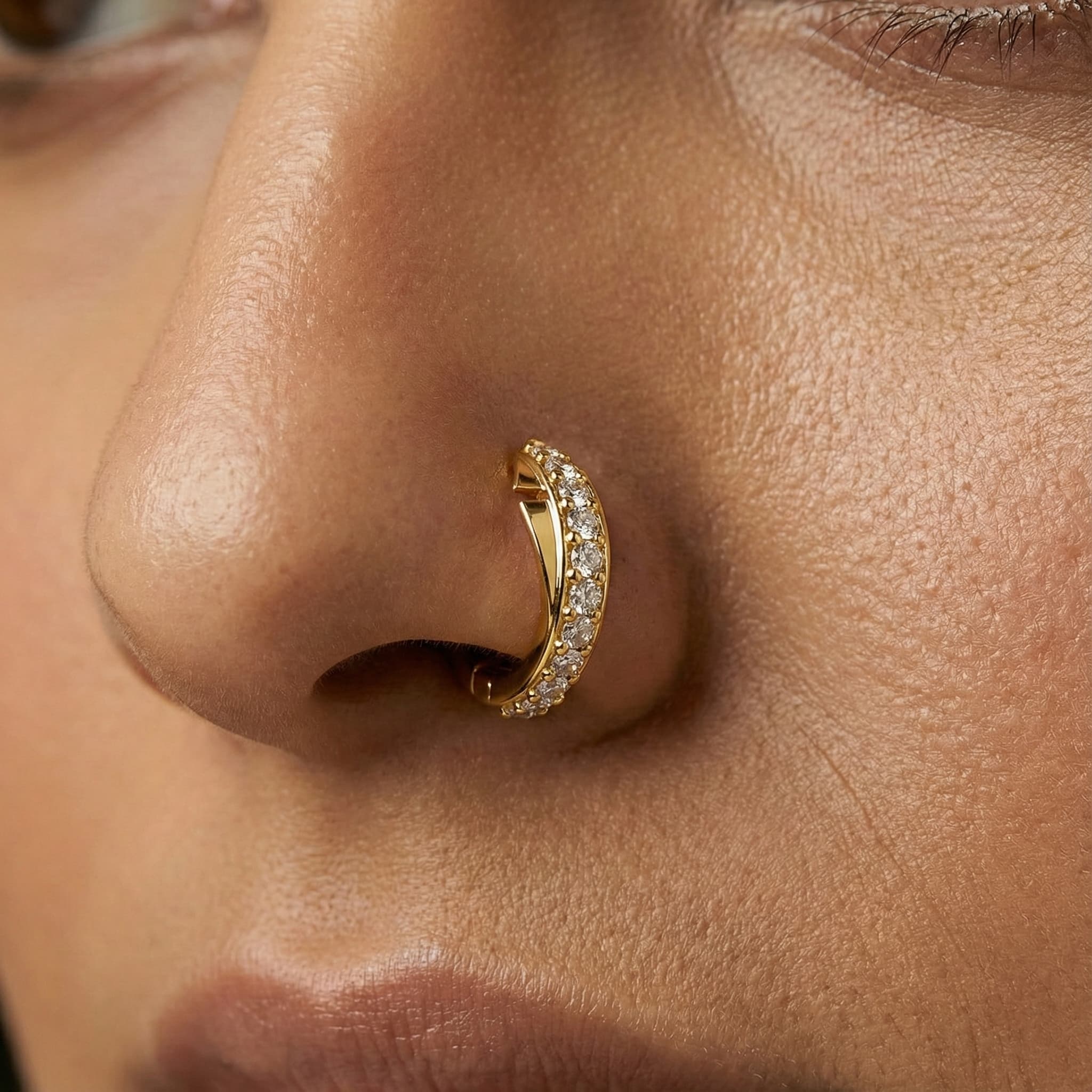 Aurum Nose Ring - NRAM56 — view 1