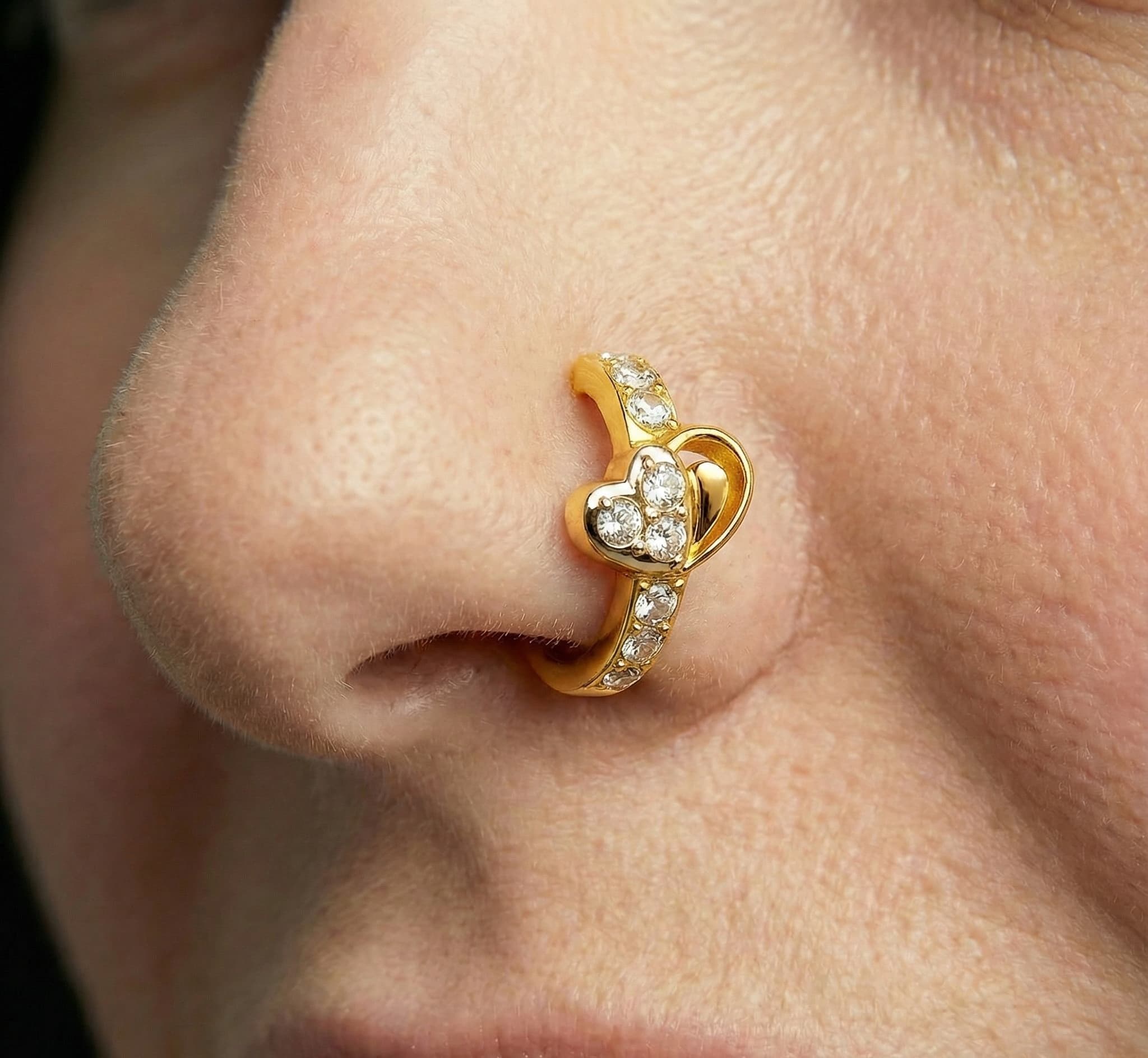  Aurum Nose Ring - NRAM47 — view 2