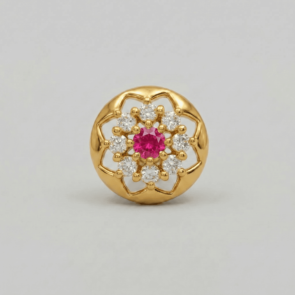 Royal Nose Pin - NPR58 — multiColor