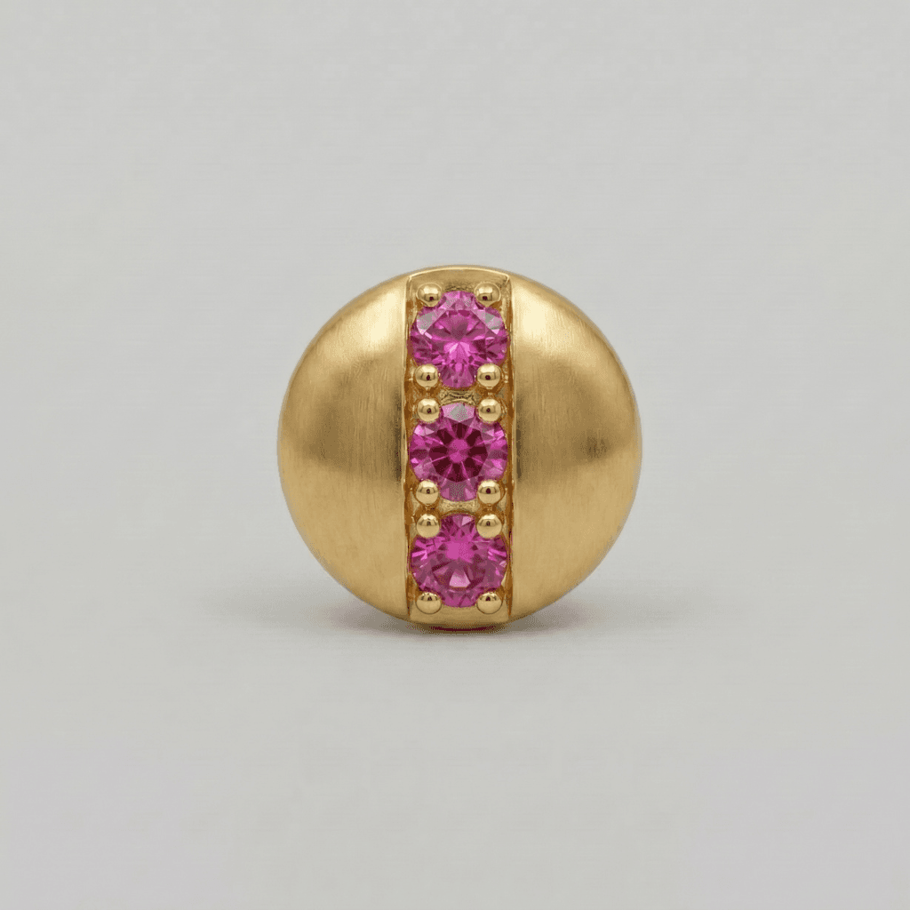 Royal Nose Pin - NPR60 — red