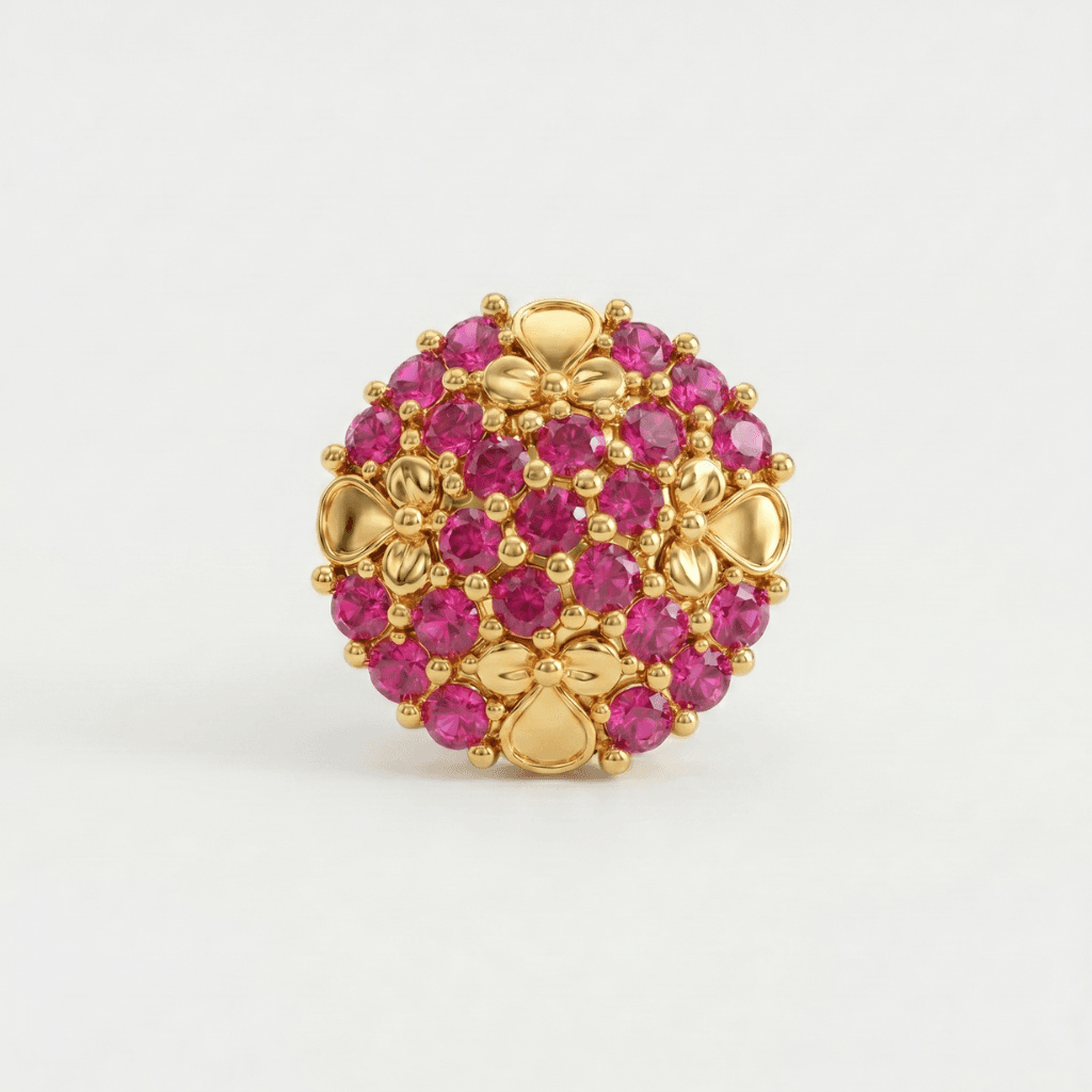 Royal Nose Pin - NPR66 — red