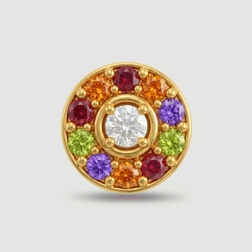 Royal Nose Pin - NPR71  — multiColor