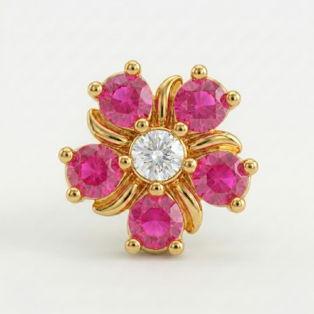 Royal Nose Pin - NPR74 — multiColor