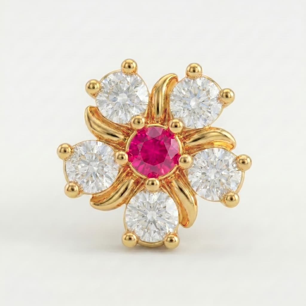 Royal Nose Pin - NPR74 — multiColor