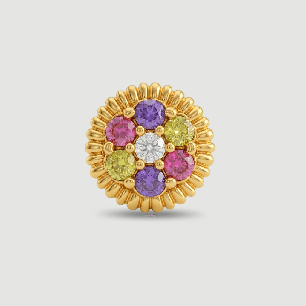 Royal Nose Pin - NPR75 — multiColor