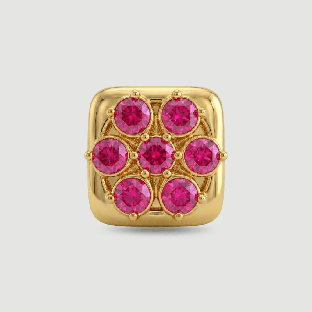 Royal Nose Pin - NPR76 — red
