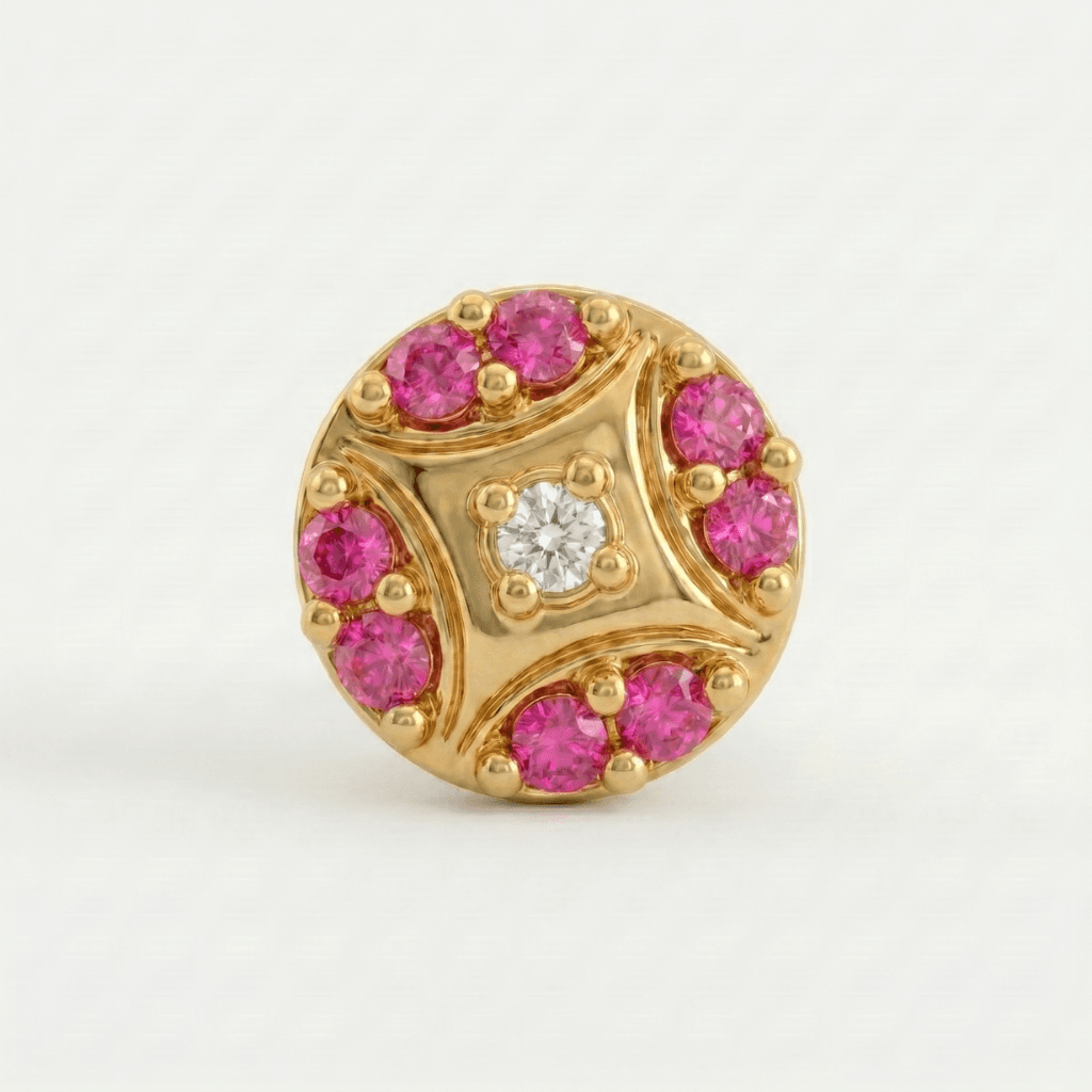 Royal Nose Pin - NPR78 — multiColor