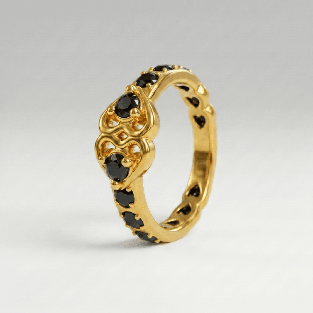 Aurum Nose Ring - NRAM41 — black