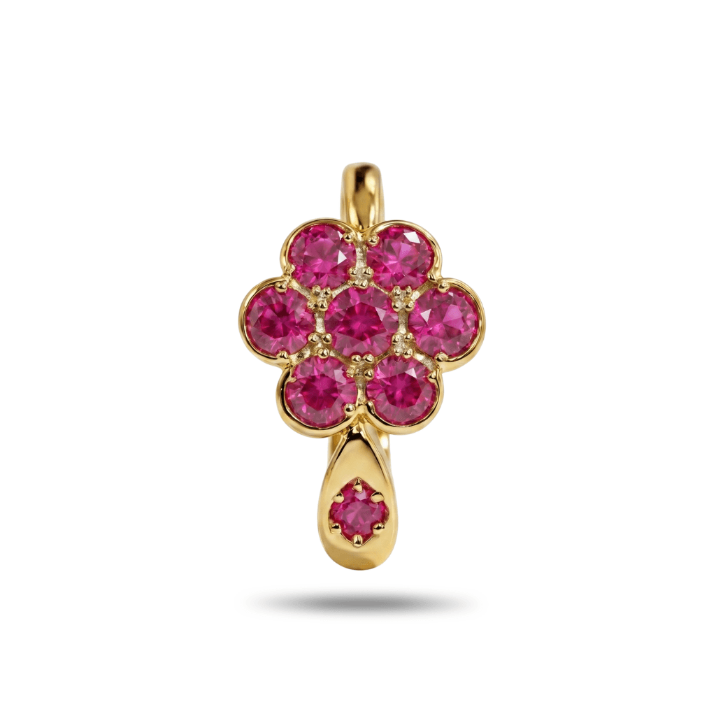 Aurum Nose Ring - NRAM46 — red