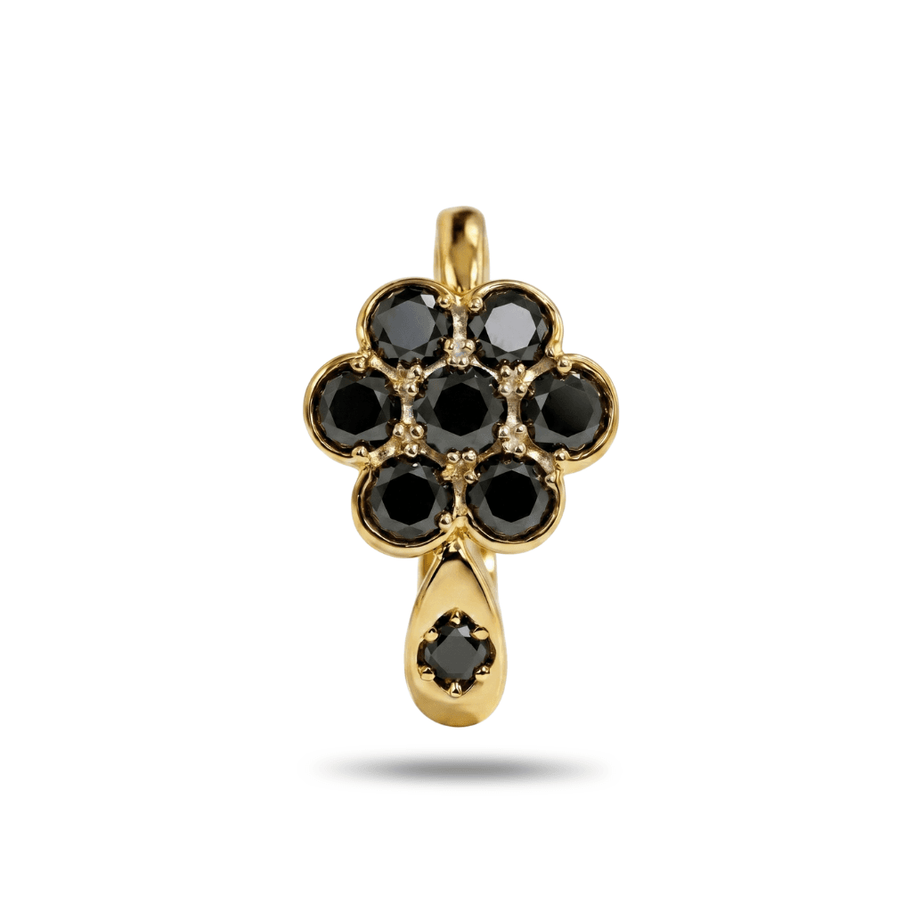 Aurum Nose Ring - NRAM46 — black