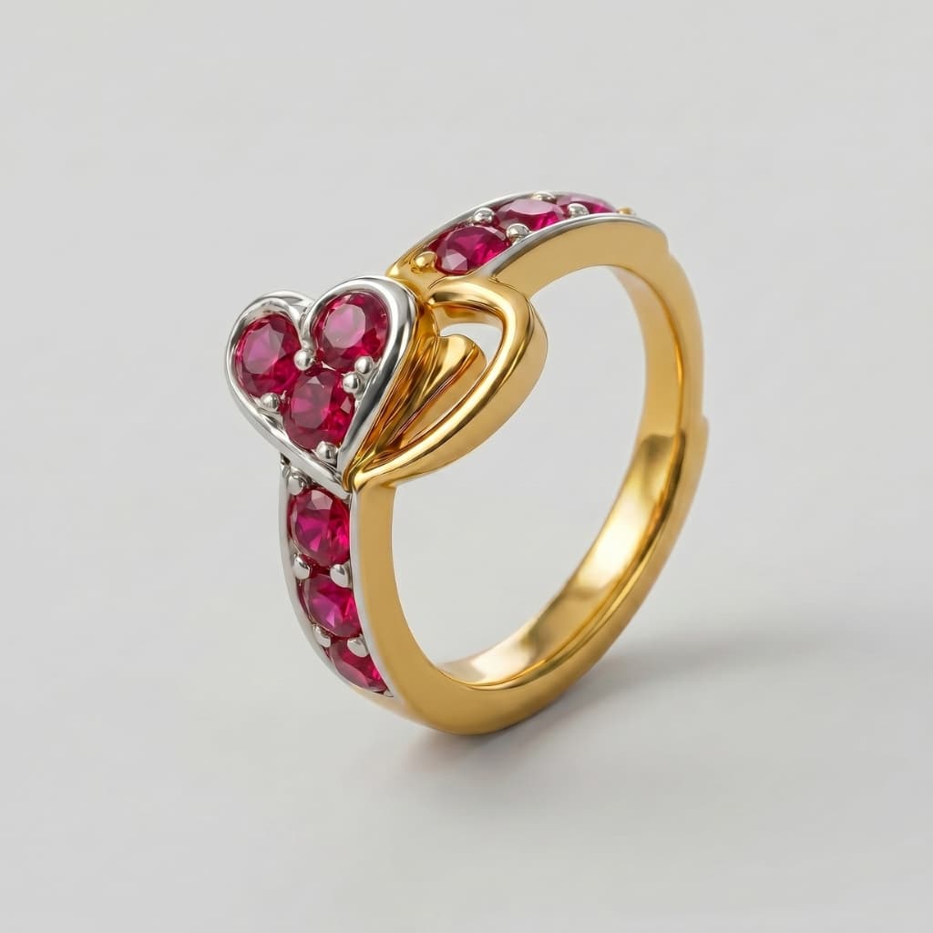  Aurum Nose Ring - NRAM47 — red