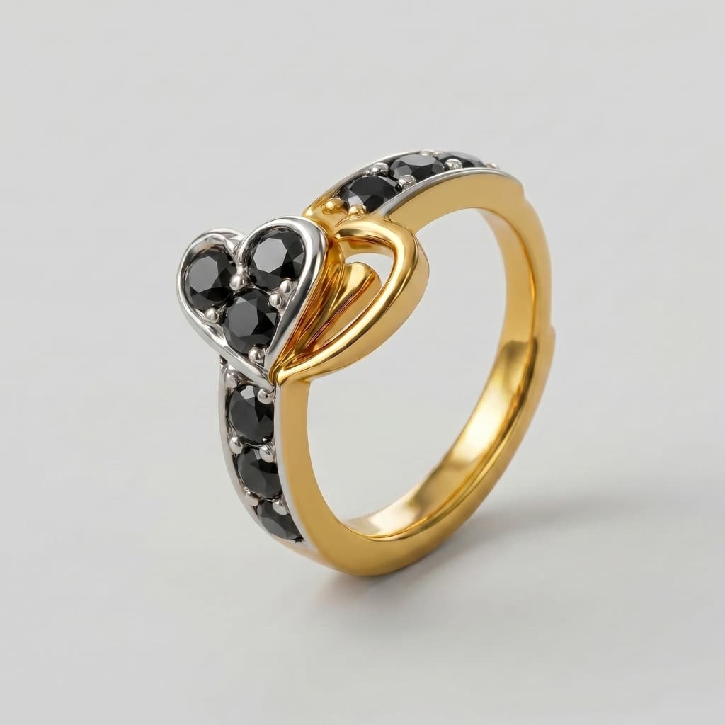  Aurum Nose Ring - NRAM47 — black