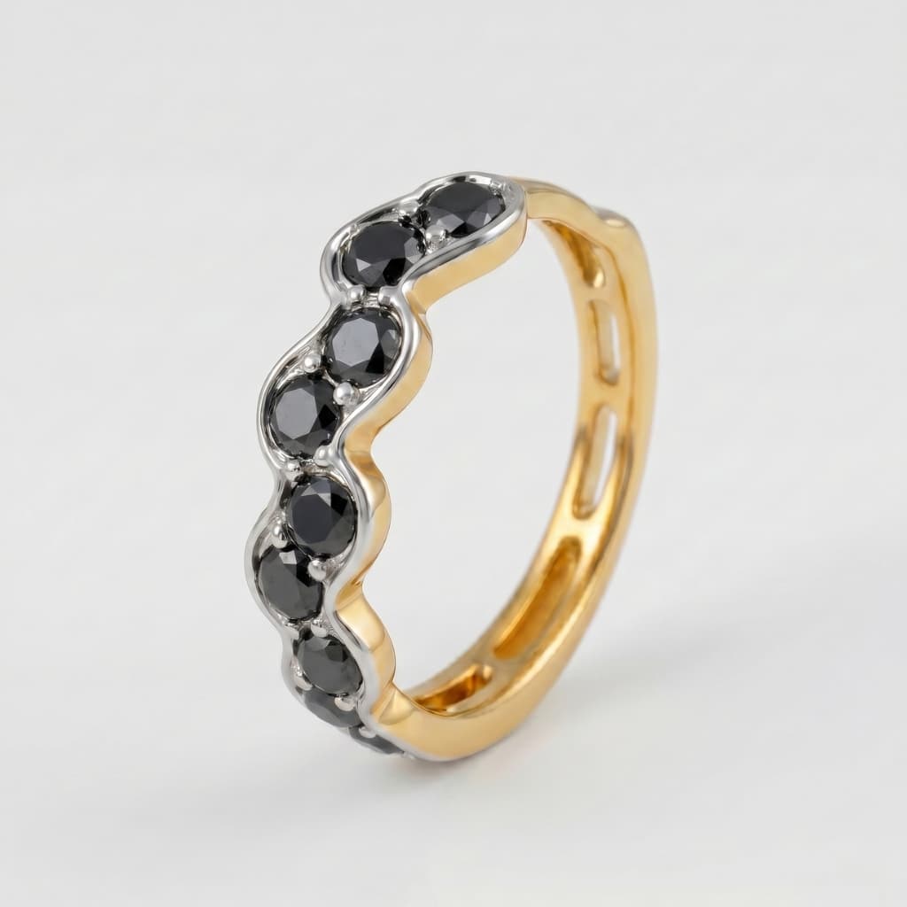 Aurum Nose Ring - NRAM49 — black