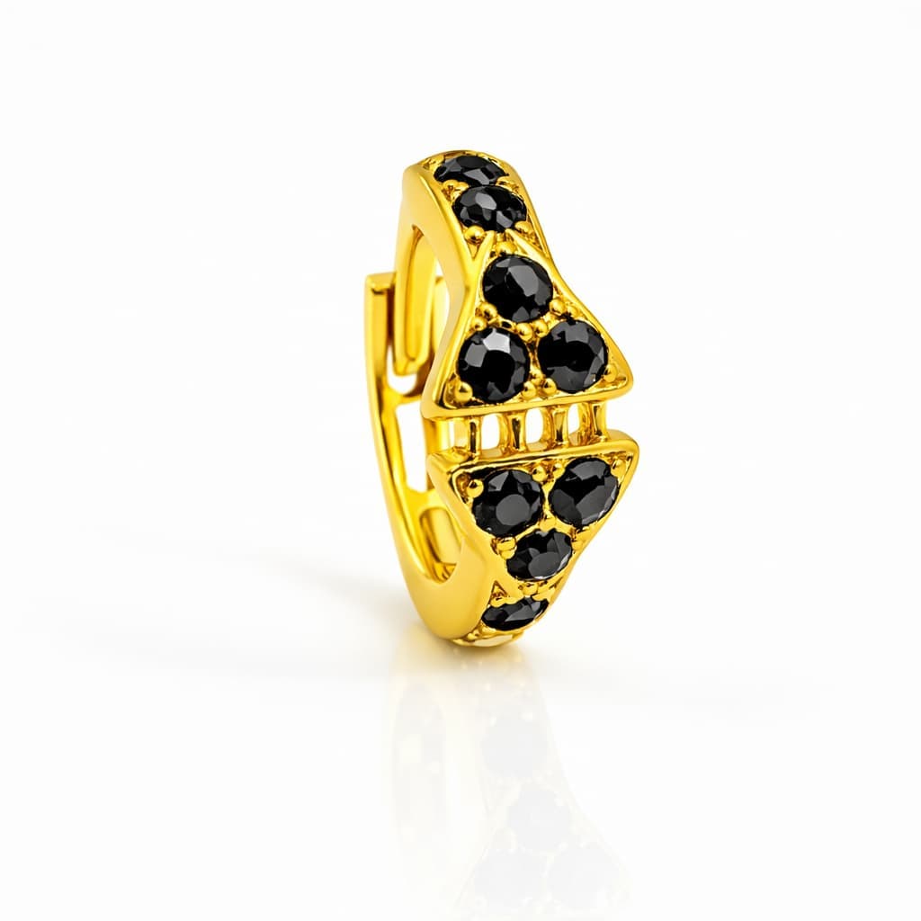 Aurum Nose Ring - NRAM51 — black