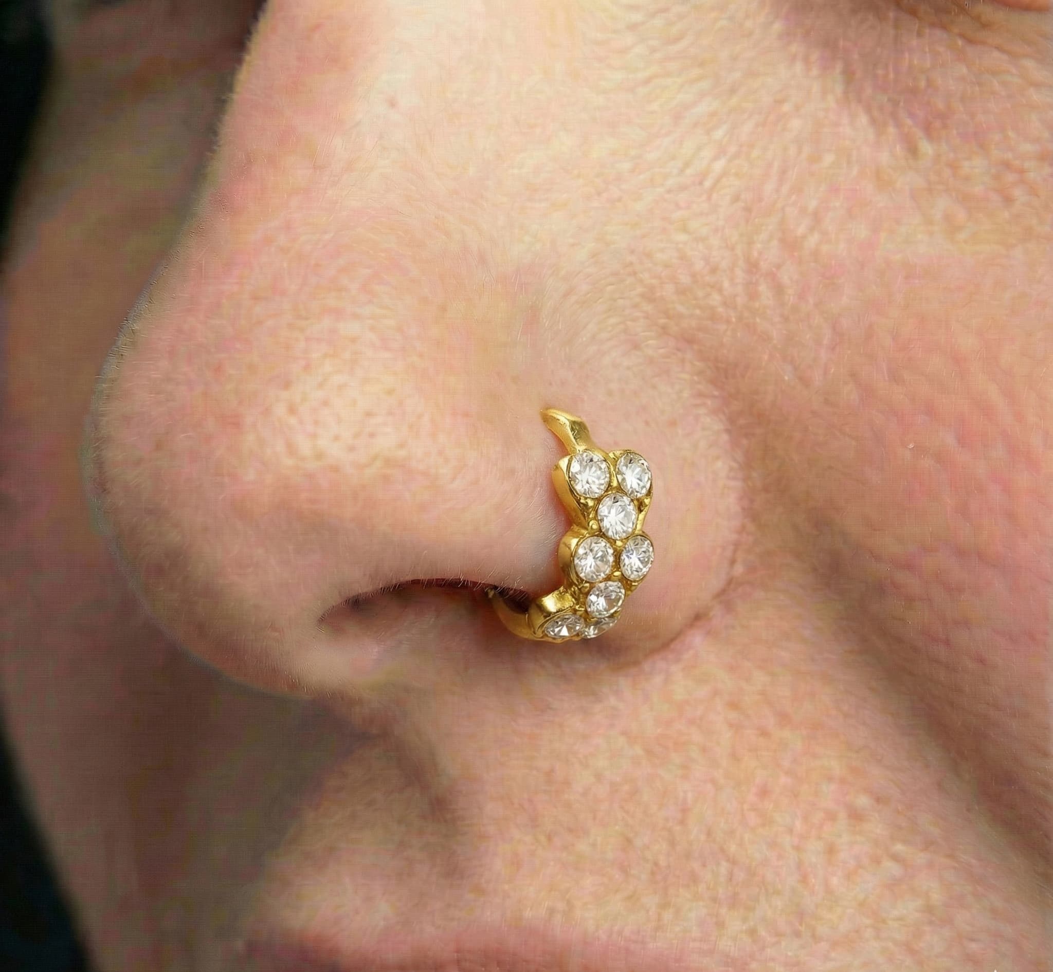 Aurum Nose Ring - NRAM54 — view 3