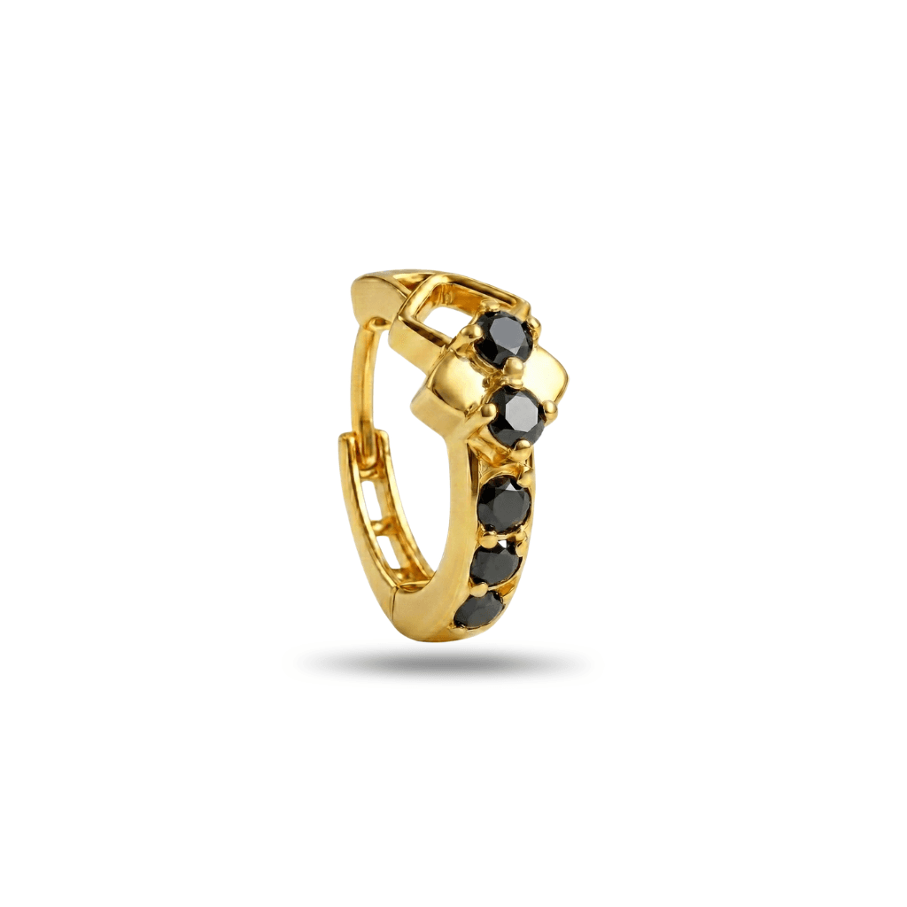 Aurum Nose Ring - NRAM58 — black