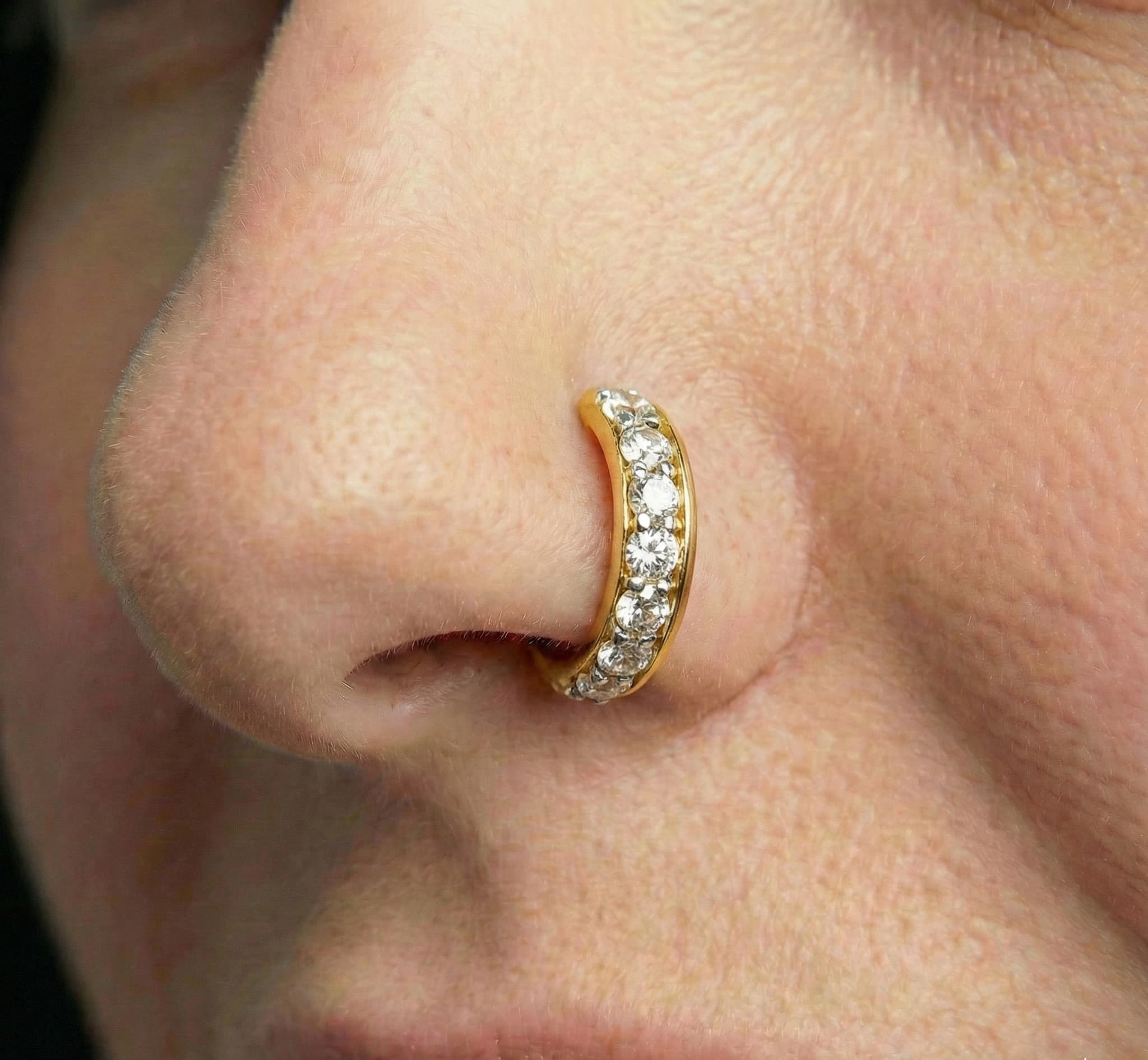 Aurum Nose Ring - NRAM59 — view 2