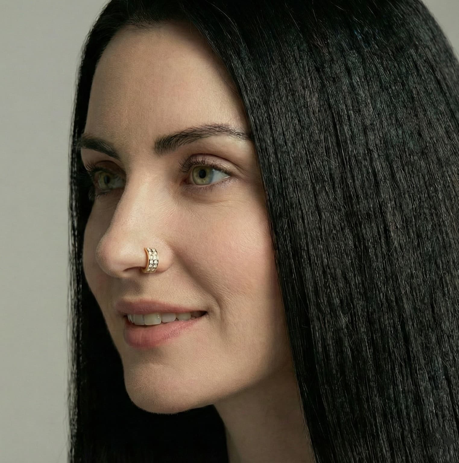 Mazin Nose Ring - NRM14S19 — view 3