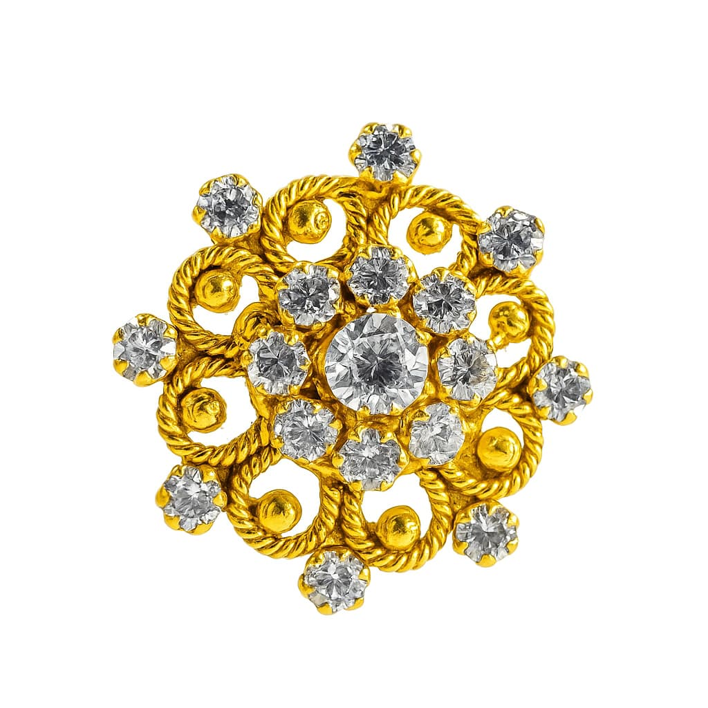 Paper Stone Nose Pin - NPPS28